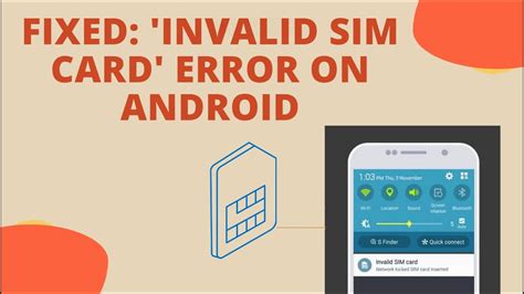 invalid sim card fix